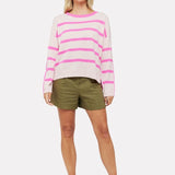 Boxy Stripe Crew Neck Jumper