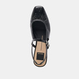 Rianne Shoe Midnight Crinkle Patent Black Leather