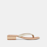 Barty White Leather