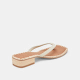 Barty White Leather