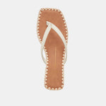 Barty White Leather