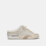 Zantel Sneaker Off White Crackled Leather