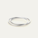 Dane Bangle Set Platinum