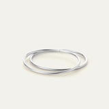 Dane Bangle Set Platinum