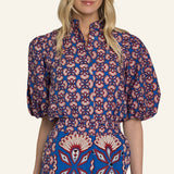 Edie Top Sapphire Feather