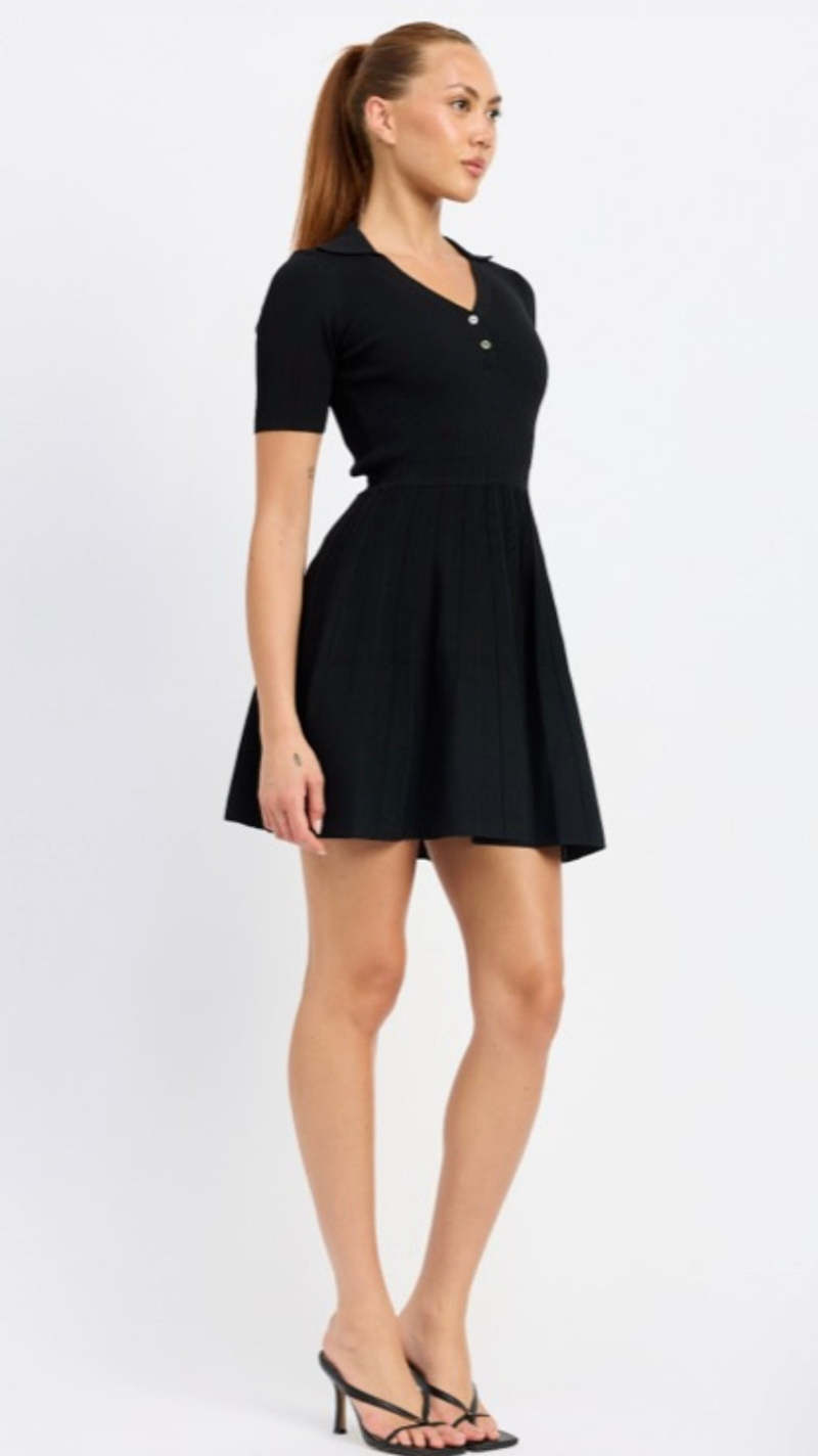 Parker Mini Tennis Dress Black XS Parker Mini Tennis Dress Black XS