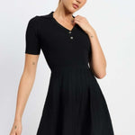 Parker Mini Tennis Dress Black