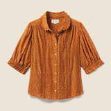 Birds of Paradis Gemma Blouse Pecan Ditsy