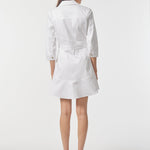 Livia Dress White Denim