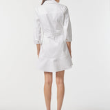Livia Dress White Denim
