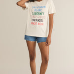Vino Boyfriend Tee Sea Salt