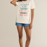 Vino Boyfriend Tee Sea Salt