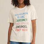 Vino Boyfriend Tee Sea Salt