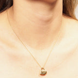 Apolline Necklace Brass