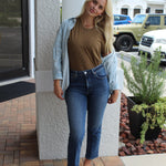 Zurie Ankle Jean Abalone