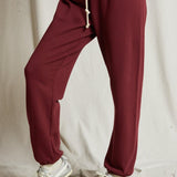 Toni French Terry Jogger Cranberry