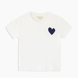 Kerri Rosenthal Suke Contrast Heart Tee White