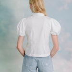Short Sleeve Callum Top White