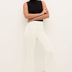 Mia Crop Pant Bone