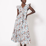 Cleobella Noricel Ankle Dress Marimonte Print