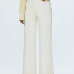 Lana High Rise Ultra Wide Jean Ecru