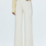 Lana High Rise Ultra Wide Jean Ecru