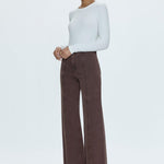 Penny High Rise 32" Wide Leg Dark Roast