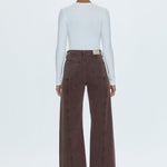 Penny High Rise 32" Wide Leg Dark Roast