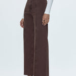 Penny High Rise 32" Wide Leg Dark Roast