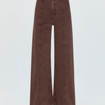 Penny High Rise 32" Wide Leg Dark Roast