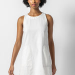Lilla P Side Button Canvas Dress