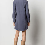Lilla P Long Sleeve Seamed Shirt Dress Odyssey