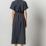 Lilla P Maxi Button Down Dress Black