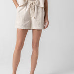 Striped Pocket Short Flax Stripe