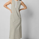 Henley Maxi Dress Kelp Green