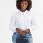Petite Claudine Bright Navy Suede