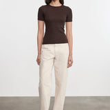 Supima Cotton New Classic S/S Tee Coffee Bean