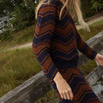 Ruby Sweater Cotton Navy Multi