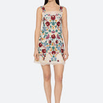 Katharine Embroidery Mini Dress Multi