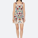 Katharine Embroidery Mini Dress Multi