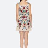 Katharine Embroidery Mini Dress Multi