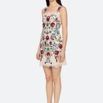 Katharine Embroidery Mini Dress Multi