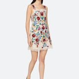 Katharine Embroidery Mini Dress Multi