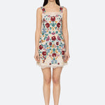 Katharine Embroidery Mini Dress Multi