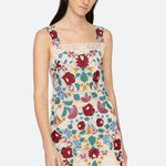 Katharine Embroidery Mini Dress Multi