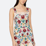 Katharine Embroidery Mini Dress Multi