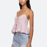 Emmet Poplin Tank Top Lilac
