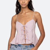 Emmet Poplin Tank Top Lilac