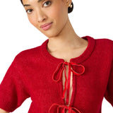 Sereia Cardigan Dark Red