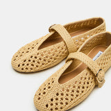 Alara Flat Natural Raffia